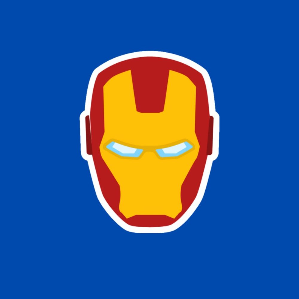 Iron Man Vinyl Sticker